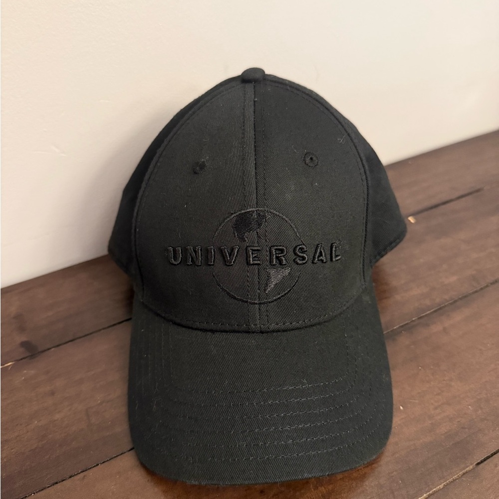 Universal Studios x Netflix Black Logo Strapback Hat Official Merchandise